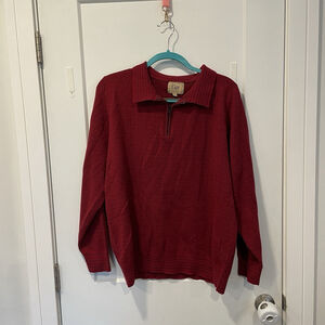 Cigar Couture Men’s Size XL Polo Knit Long Sleeve Sweater Wool Blend Vintage